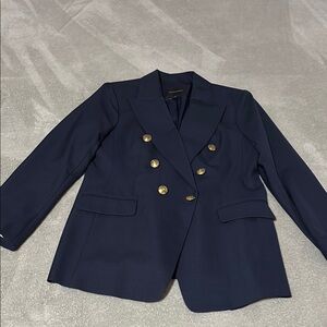 Banana republic iconic  captain Navy Double-Breasted Women's Blazer